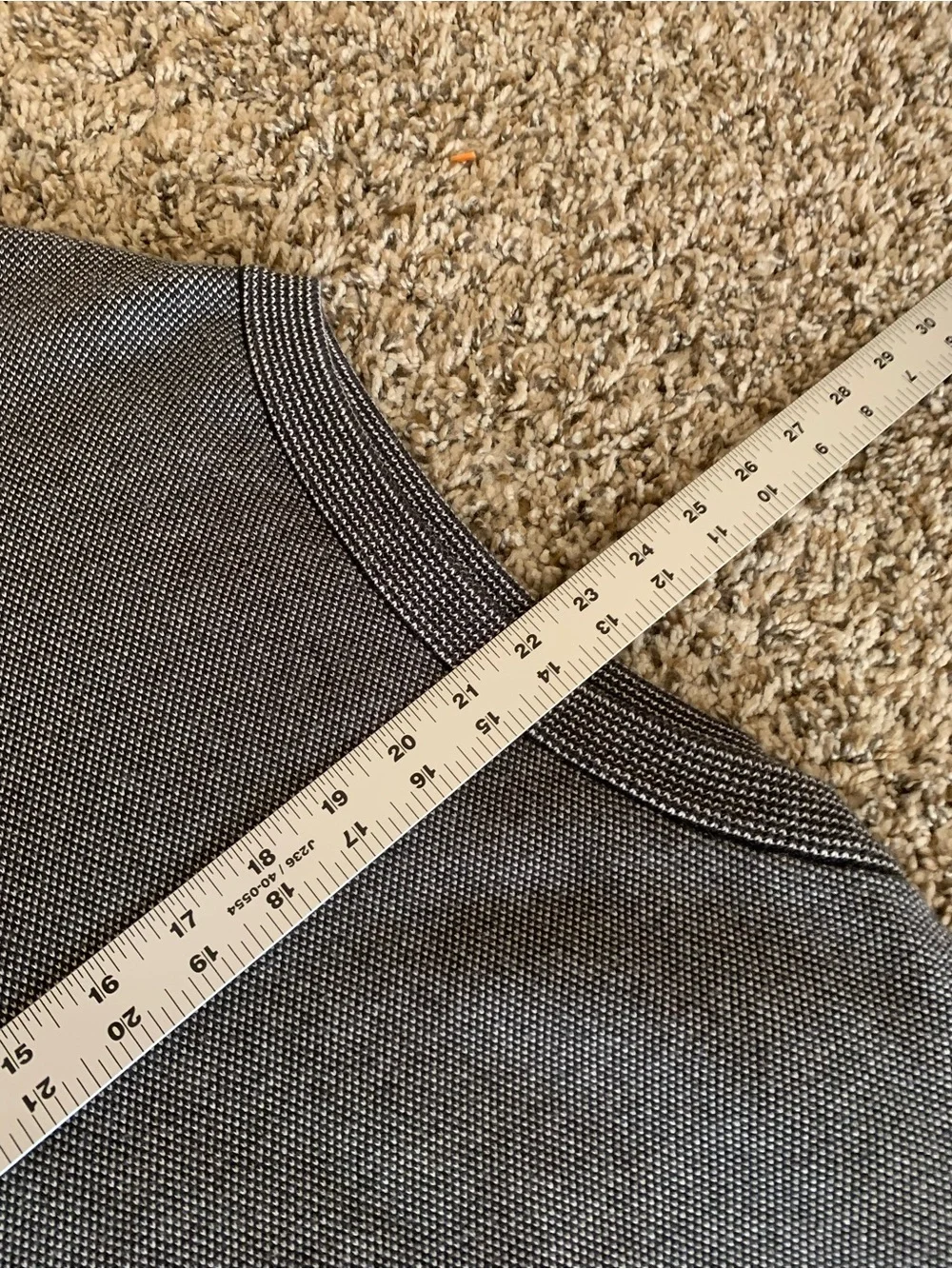 Men's V-Neck Sleeveless Knit Sweater Vest - Gray